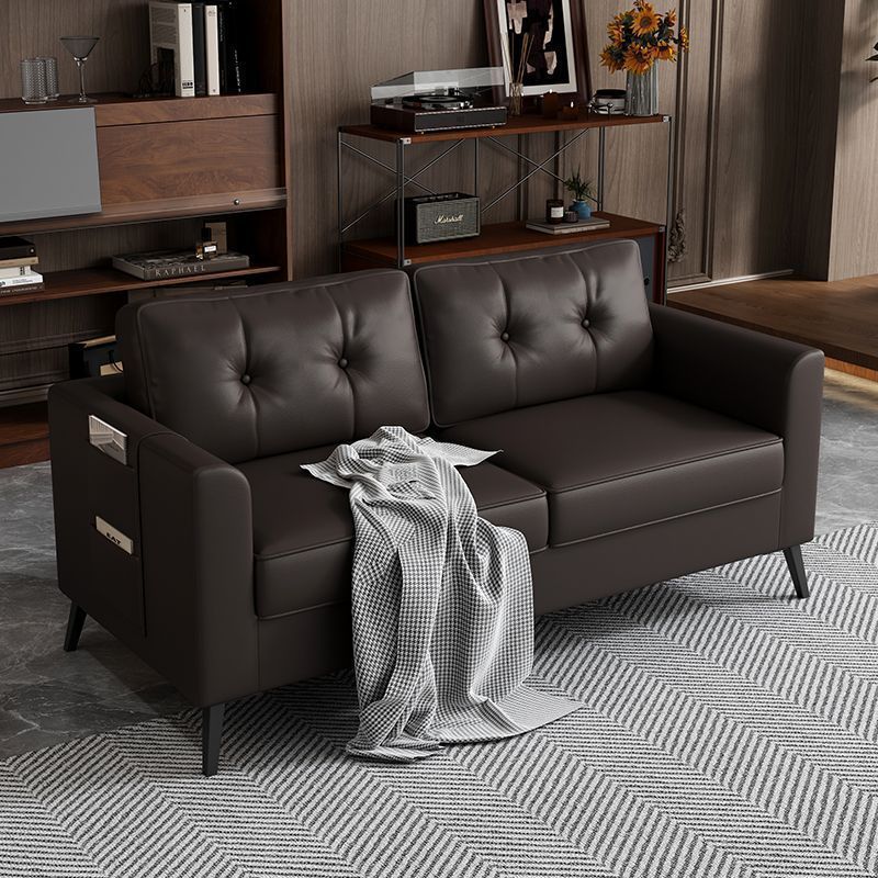 웨이팅 쇼파 미용실 네일샵 벤치소파 카페 등받이 의자 블랙 스몰 더블 120cm