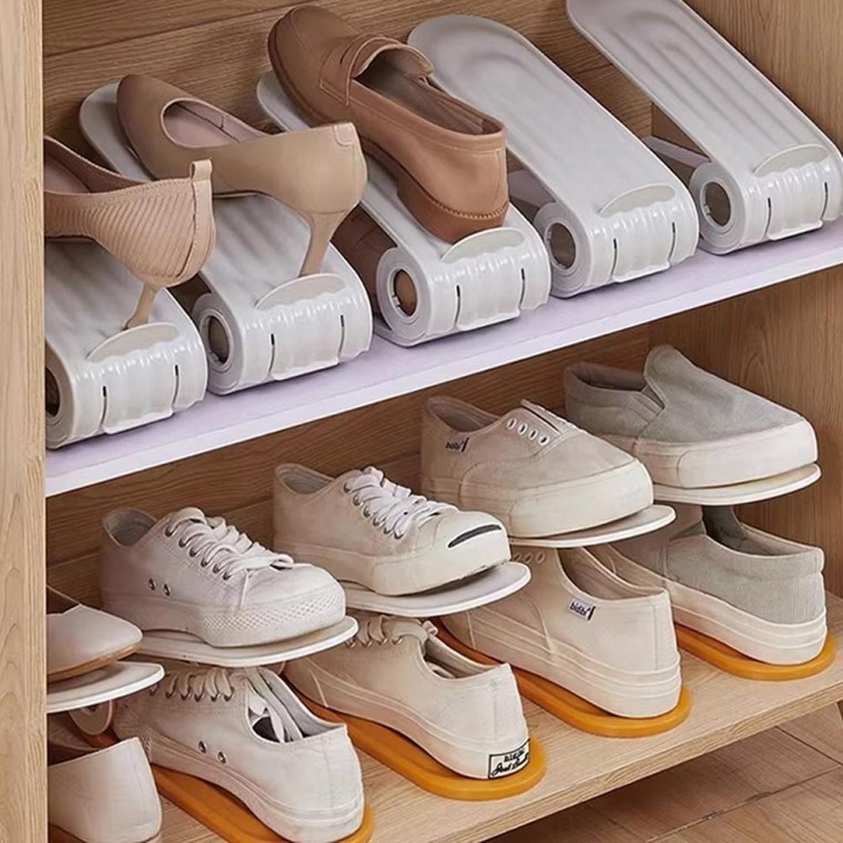 현관 신발장 슈 케이스 선반 정리함 정리대 2P