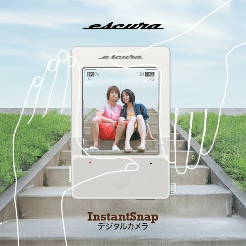Escura InstantSnap 충전식 미니 토이카메라 SN-25-WH 이미지 7