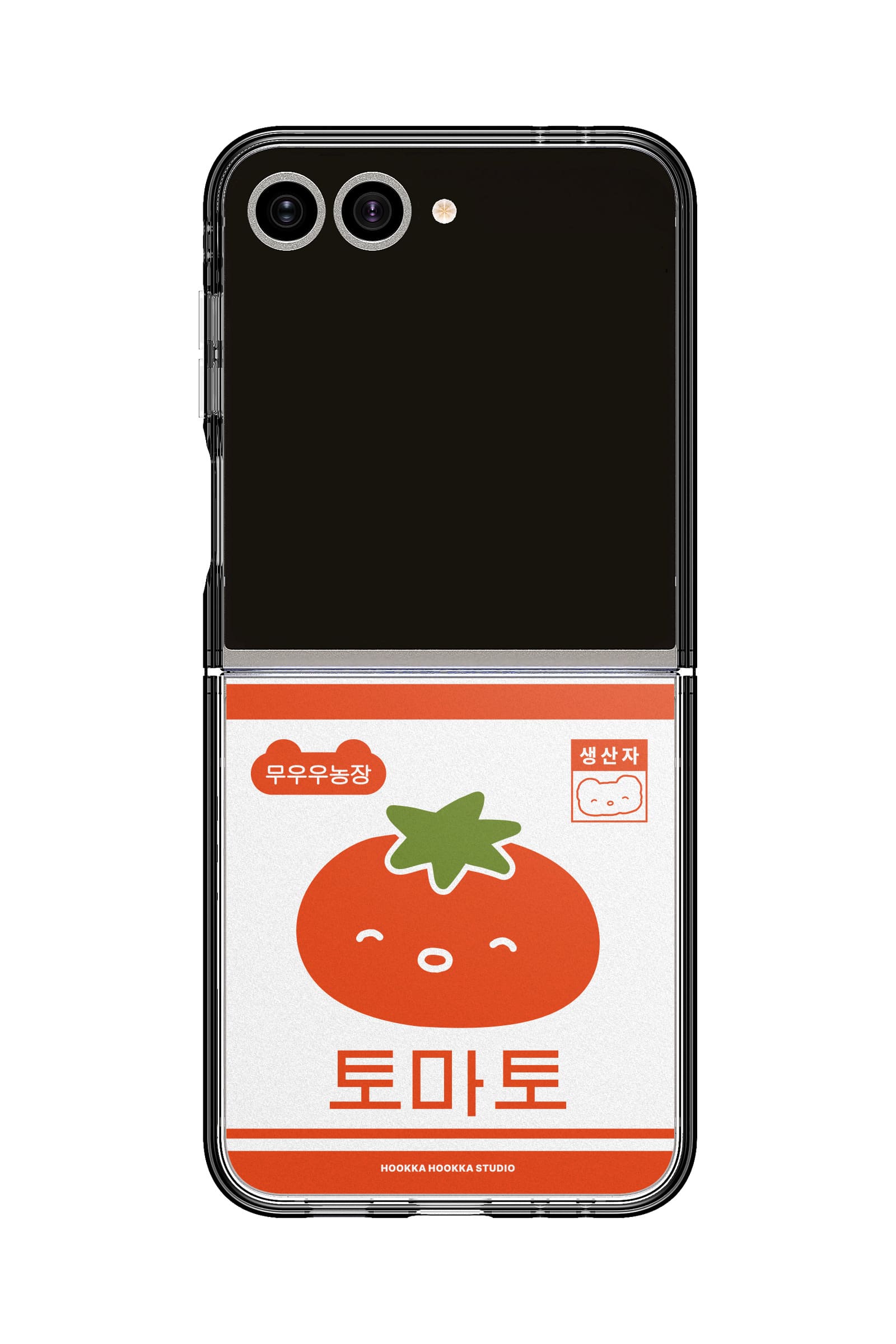 후카후카 무우우 농장 토마토 띠부띠부스킨 갤럭시/아이폰 케이스 부착용스킨 VC356 - 상세 이미지 5