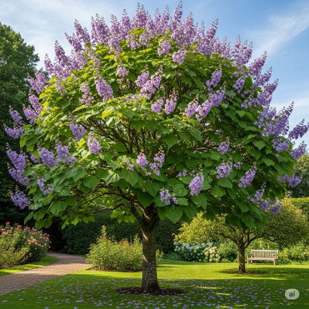 참오동나무 씨앗 5립 소포장 보라색 꽃이 피는 속성수