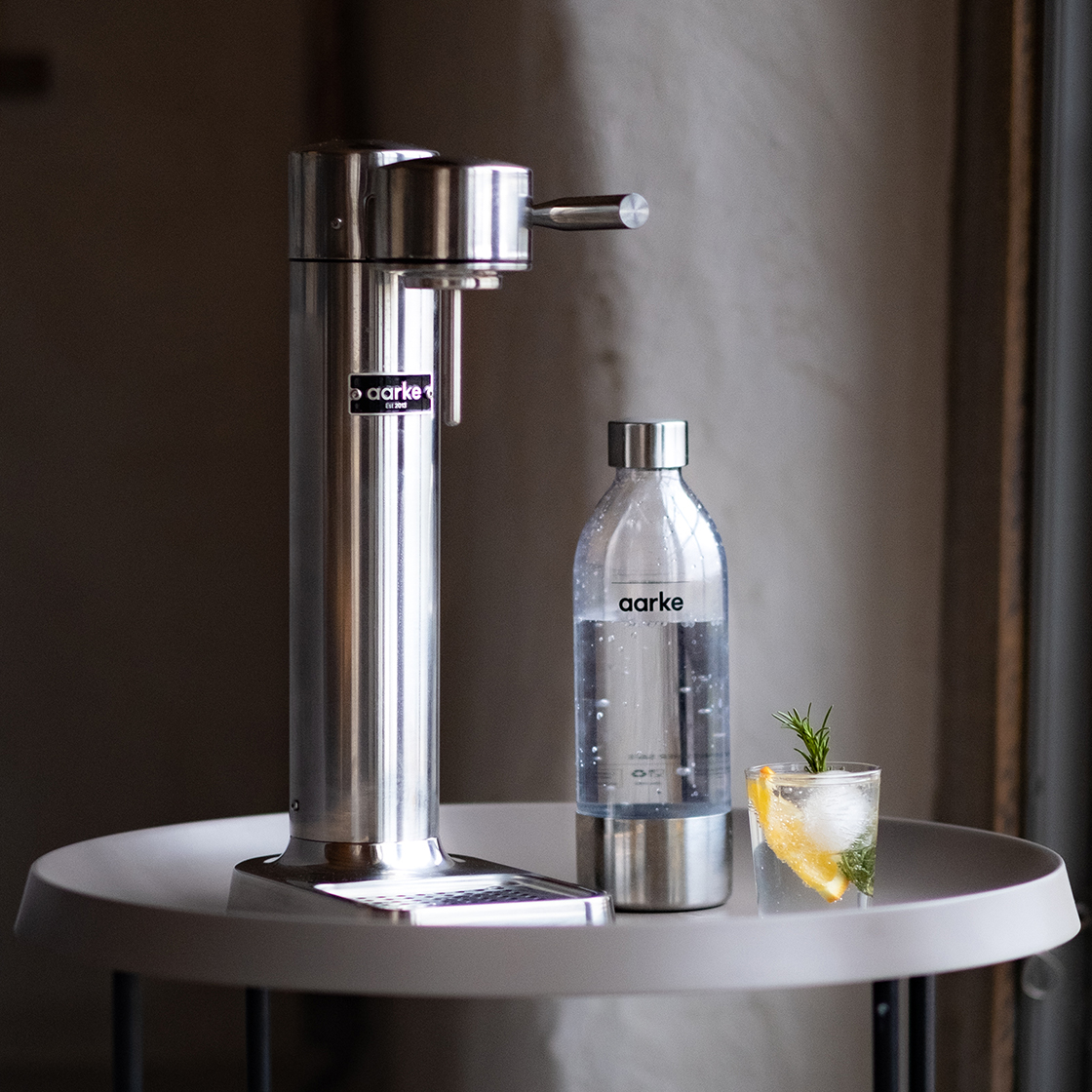 [더블패키지] 아르케 카보네이터3 스웨덴 탄산수 제조기 스테인리스 (본체 + 실린더 2EA)