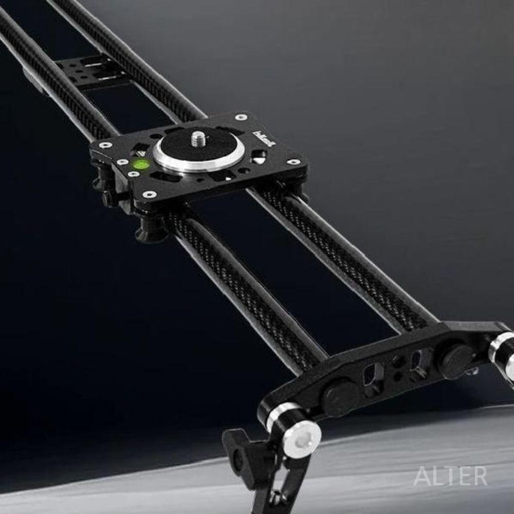 카메라 슬라이더 경량 트랙 레일 촬영 슬라이드캠 60CM 탄소섬유+구형 헤드 - 상세 이미지 3