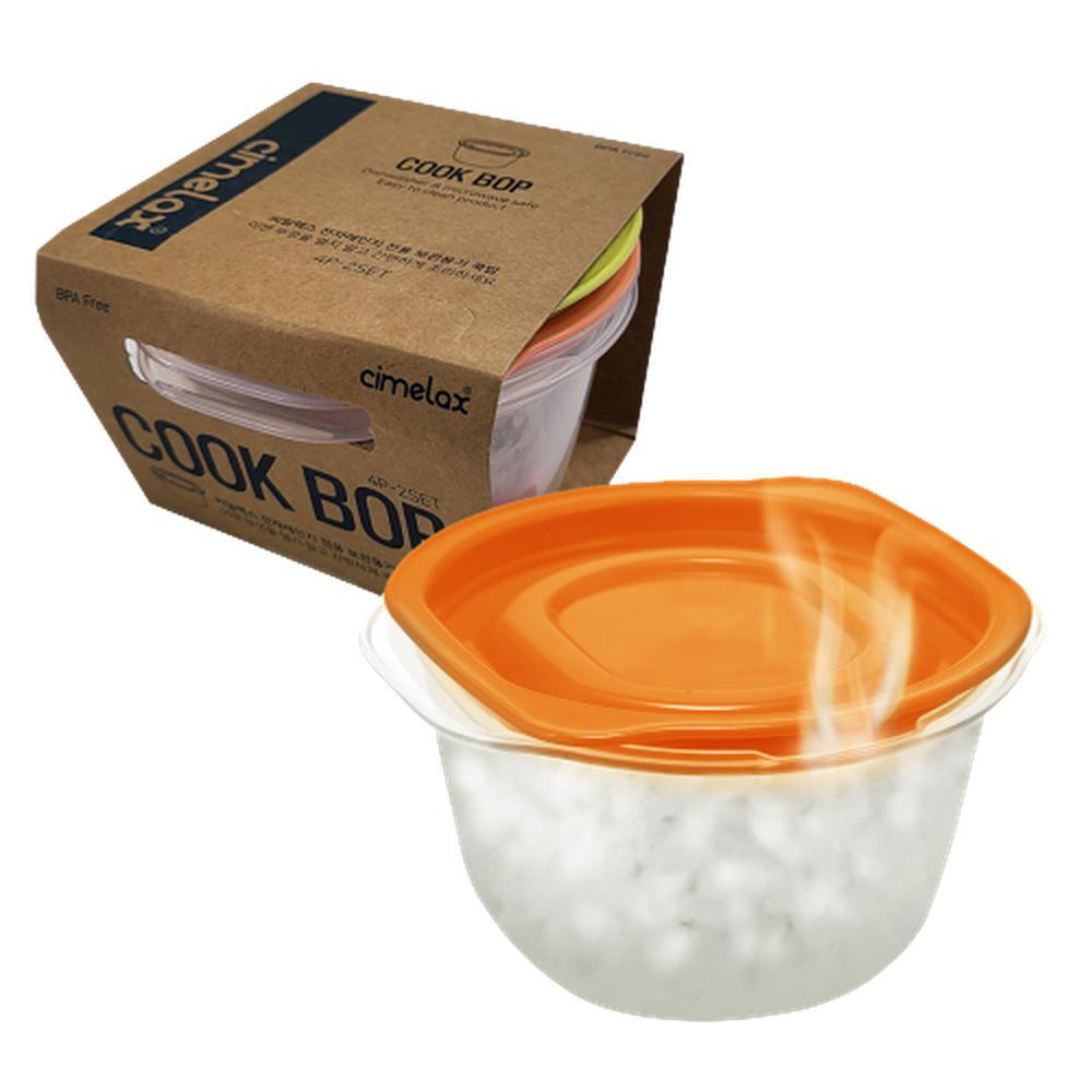전자레인지용 밥 냉동보관 밀폐용기 BPA Free