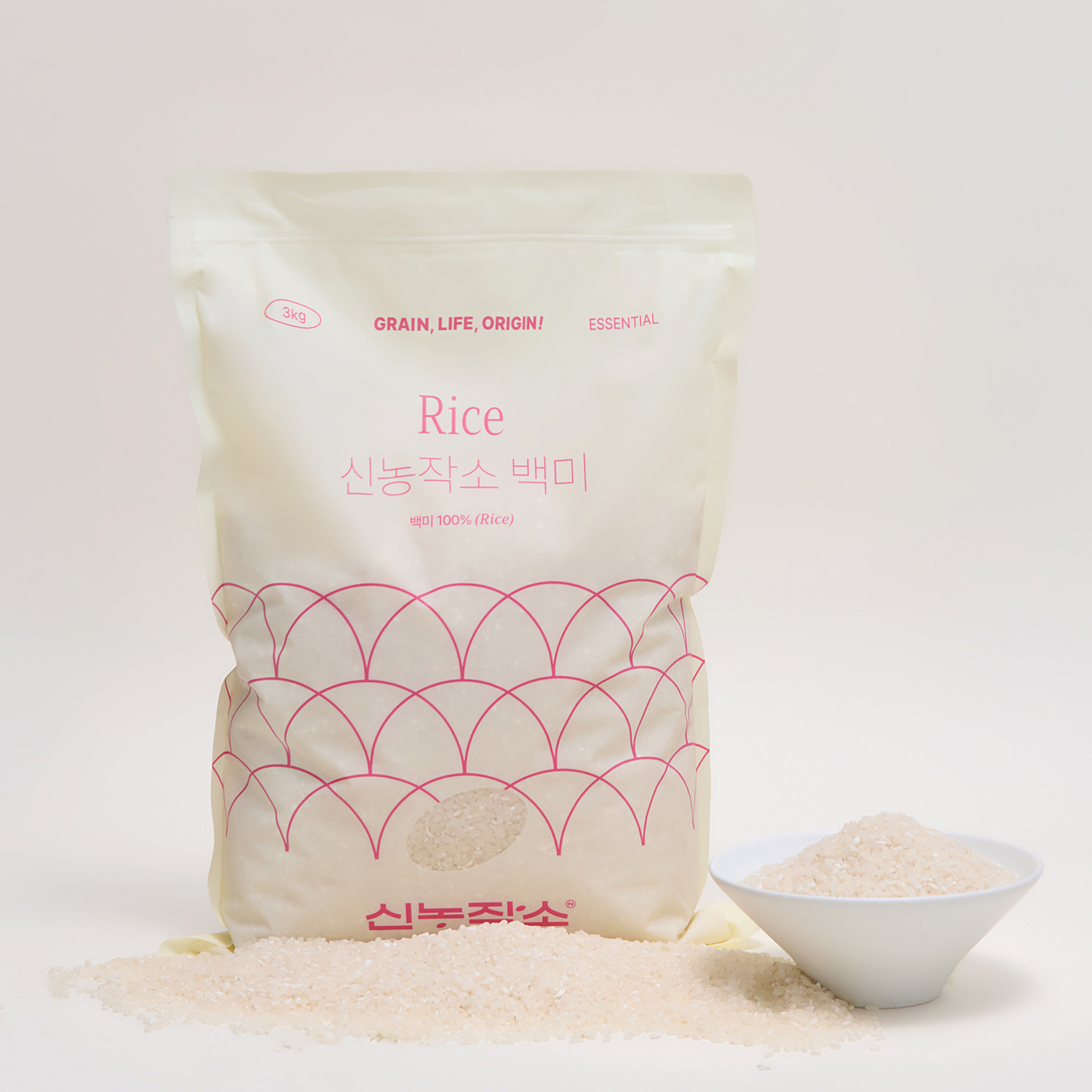 신농작소 백미 3kg | 무농약 향진주 | 햅쌀 맛있는쌀 국내산