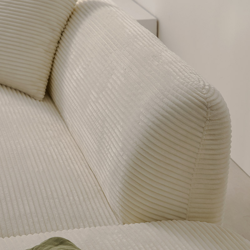 e스마트 모브 코듀로이 3인용 패브릭 쇼파 스툴포함