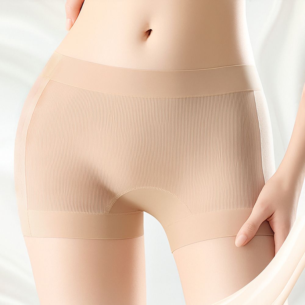 햄팬티 무봉제 여성 사각 드로즈 노라인 심리스팬티 3매 - 상세 이미지 2