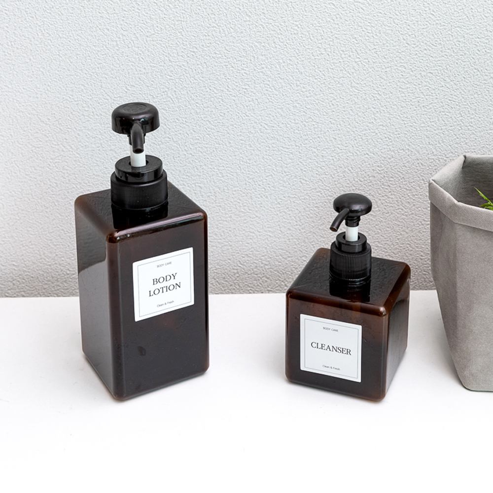 모던큐브 주방세제 샴푸 리필용기 공병 핸드워시 디스펜서 세제통 250ml - 상세 이미지 4