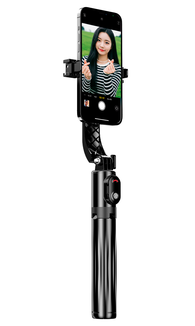 맥세이프 셀카봉 삼각대 스마트폰 거치대 블루투스 리모컨 사각지지 셀카봉