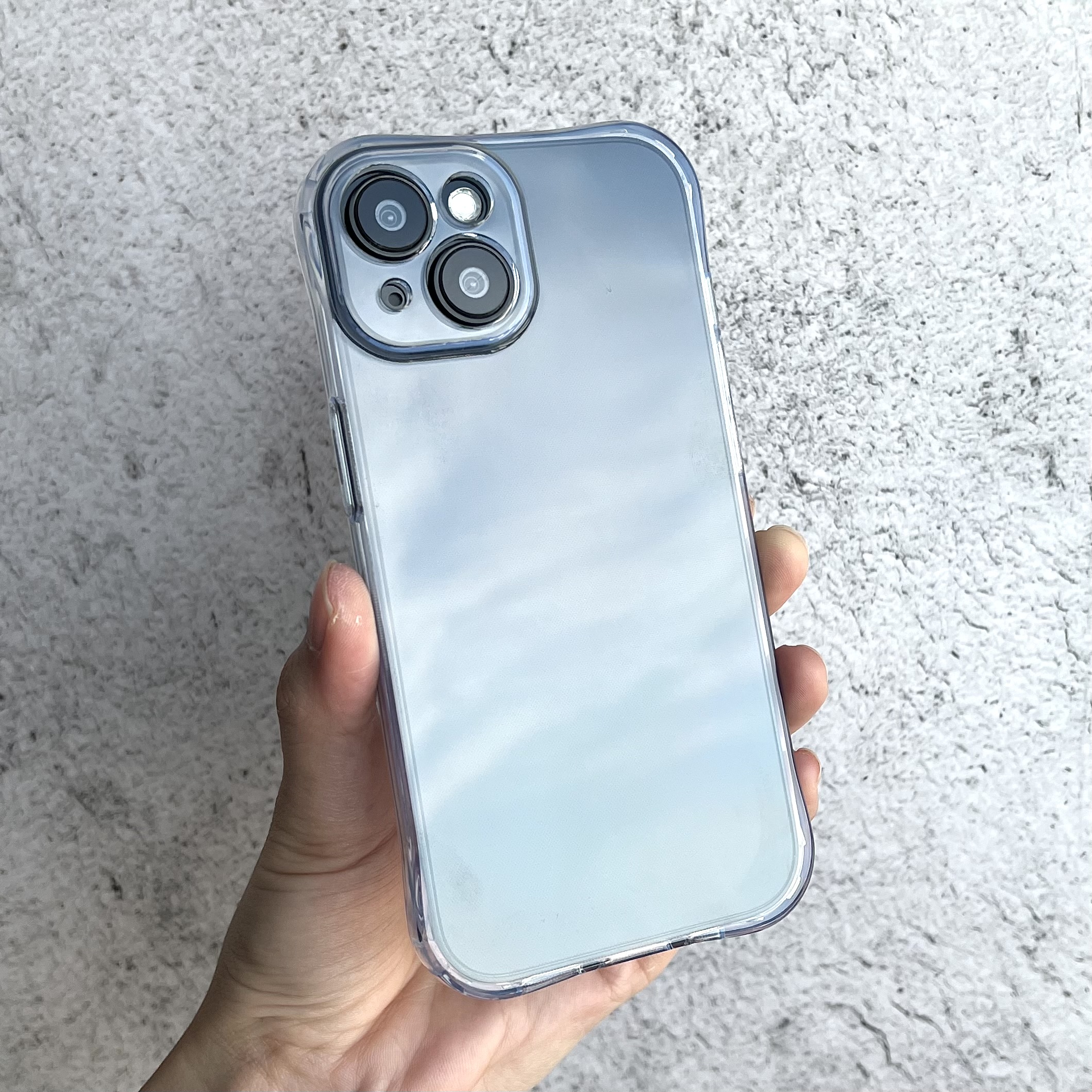 변색없는 젤리 범퍼 슬림 풀커버 카메라보호 투명, 아이폰14 - 상세 이미지 5