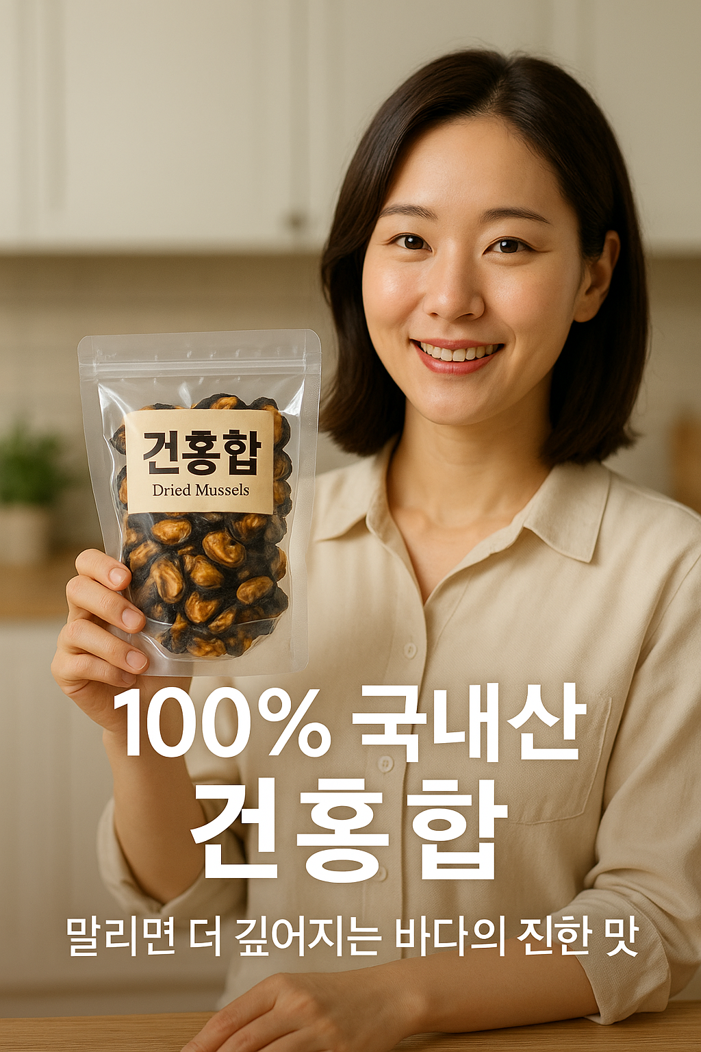 명식품본사 마른홍합 소포장 국산 삼천포 특산품 가정 식당식자재 도매가 80g, 1개 - 상세 이미지 3
