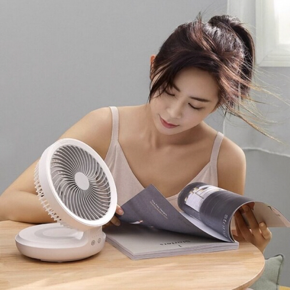 접이식 셔큐레이터 무소음 써큘레이터 무선선풍기 캠핑 벽걸이 탁상용 쎠큘레이터 이미지 6