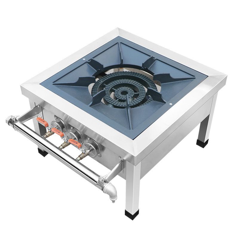 업소용 간택기 낮은 가스렌지 국솥 국통 스토브 LPG+LNG 겸용 1구 2링