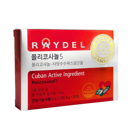 레이델 폴리코사놀5 200mg x 30정 1박스 1개월분