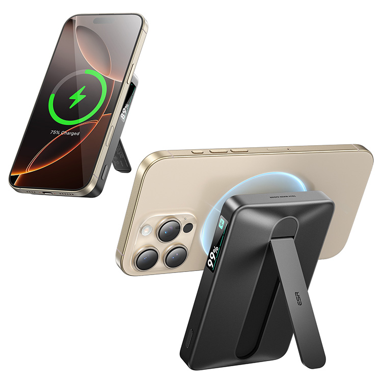 ESR 할로락 Qi2 킥스탠드 15W 맥세이프 보조배터리 10000mAh - 상세 이미지 2