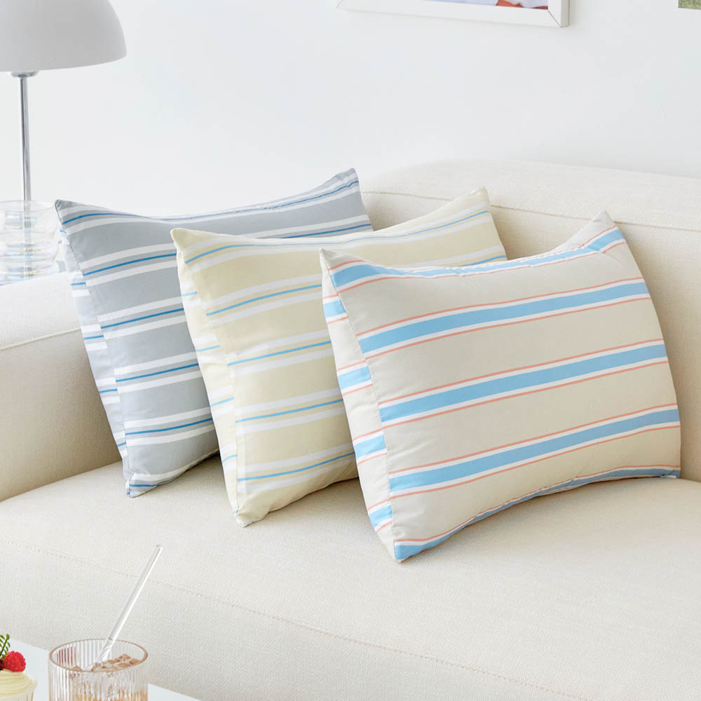 스트라이프 직사각쿠션 쇼파쿠션