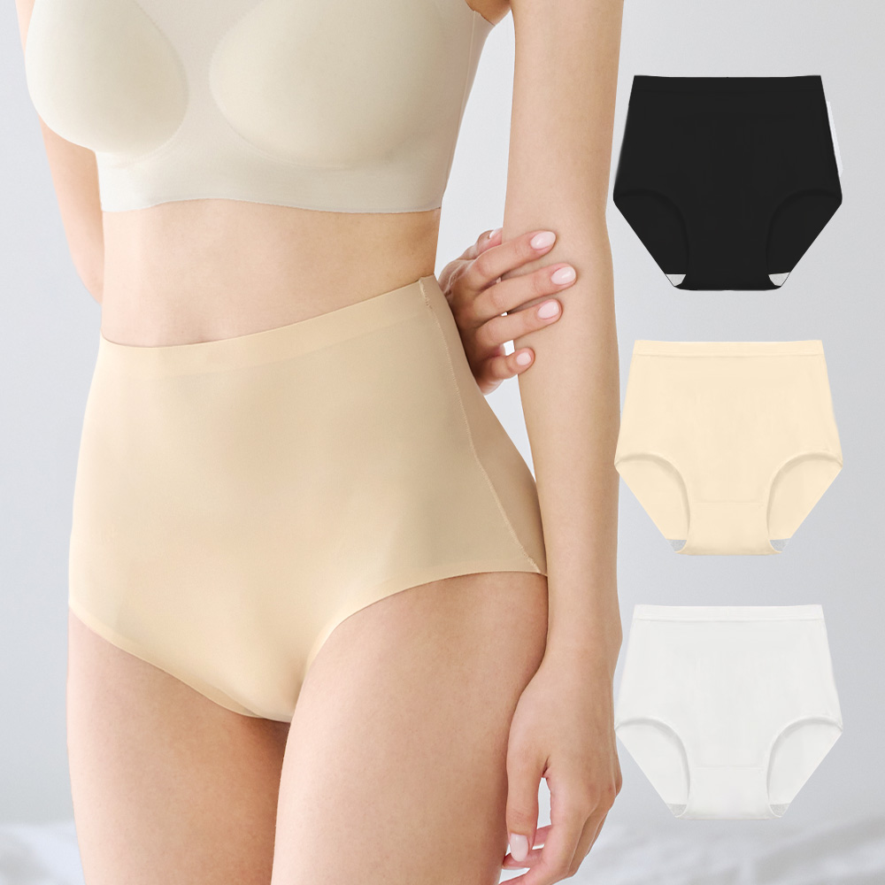 이너리즘 1+1 심리스 하이웨스트팬티 노라인 위생 여자팬티 거들 보정속옷 제품 이미지