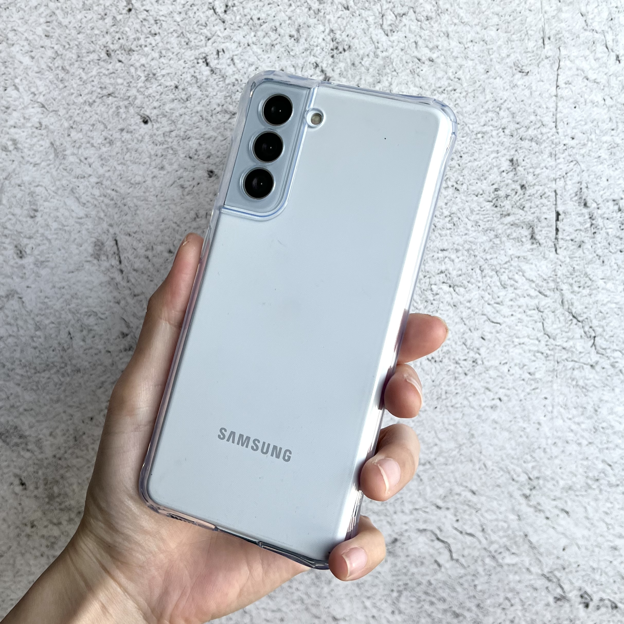 변색없는 젤리 범퍼 슬림 풀커버 카메라보호 투명, 갤럭시S21 - 상품 이미지