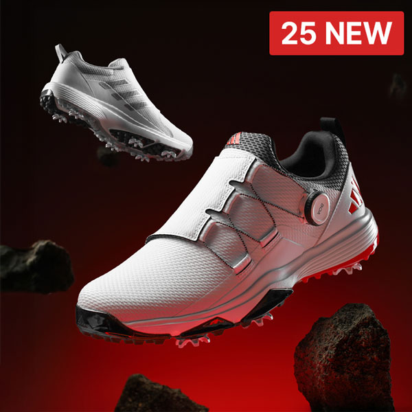 아디다스 남성 투어 피에프 스파이크 골프화 방수 보아 다이얼 가죽 남자 골프신발