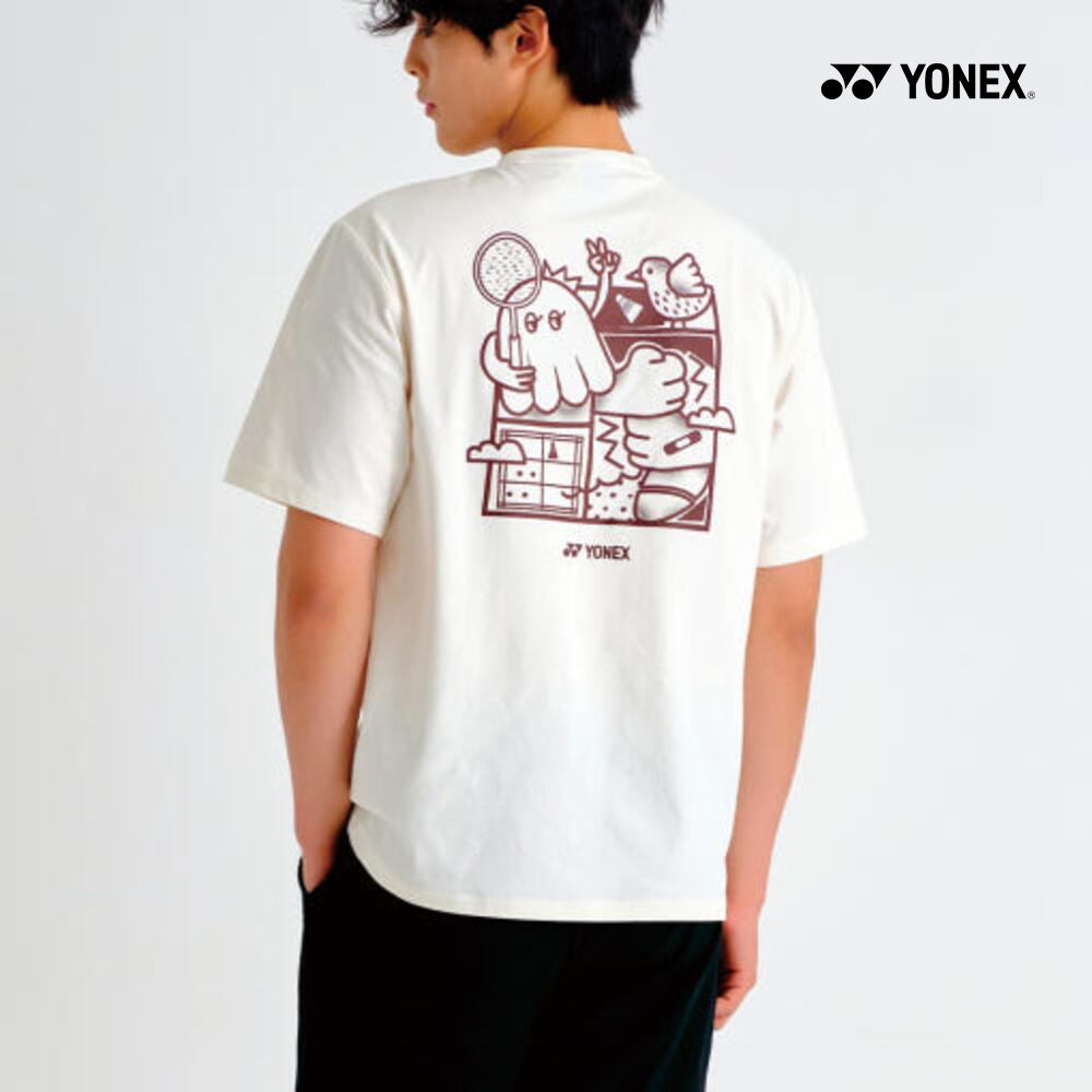 요넥스 티셔츠 253TS038U 배드민턴복 반팔티 오버핏 운동복 상의 배드민턴 의류 - 상품 이미지