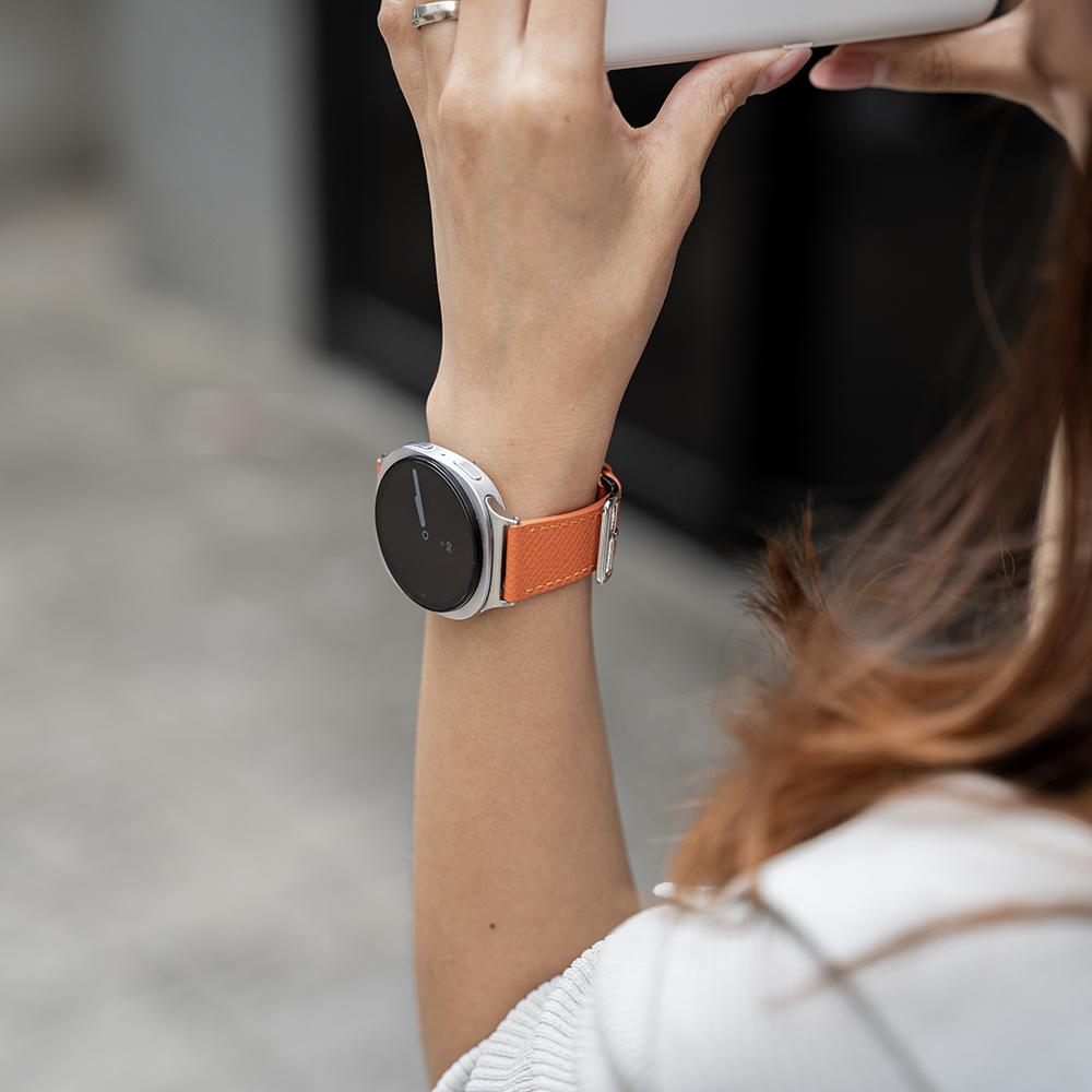 갤럭시워치 8 가죽 스트랩 클래식 앱송 시계줄 밴드 줄질