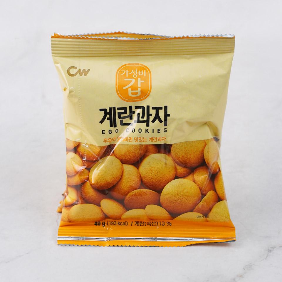 메가마트 청우 계란과자 3번들 120g - 상품 이미지