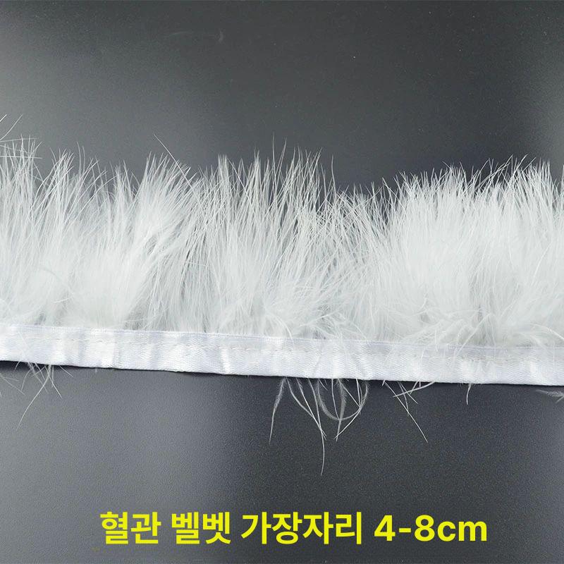 바늘용 깃털 가짜 터키 타조 공예 바느질 9대형 프린트 가장자리 2m - 상세 이미지 5