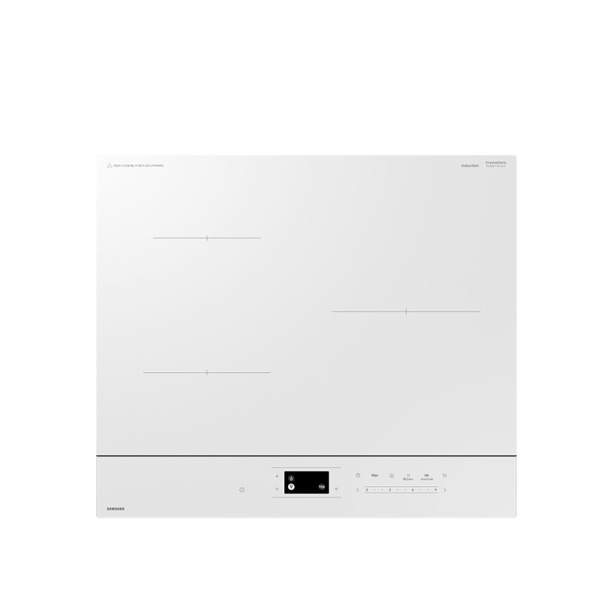 삼성전자 비스포크 CC80F63W1Z 화이트 인덕션 3구 빌트인 슬림핏 프레임리스 사진 4