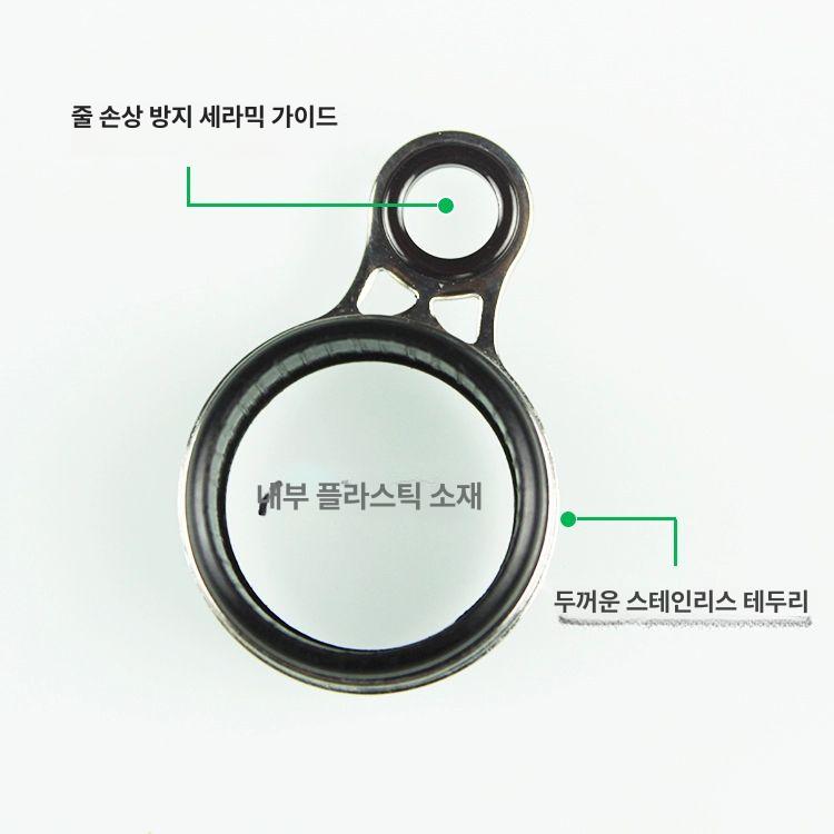 가이드링 낚시대 초릿대 탑가이드 수리 원투 튜닝 부품 전체 세트 77개 0.8-25MM - 상세 이미지 3