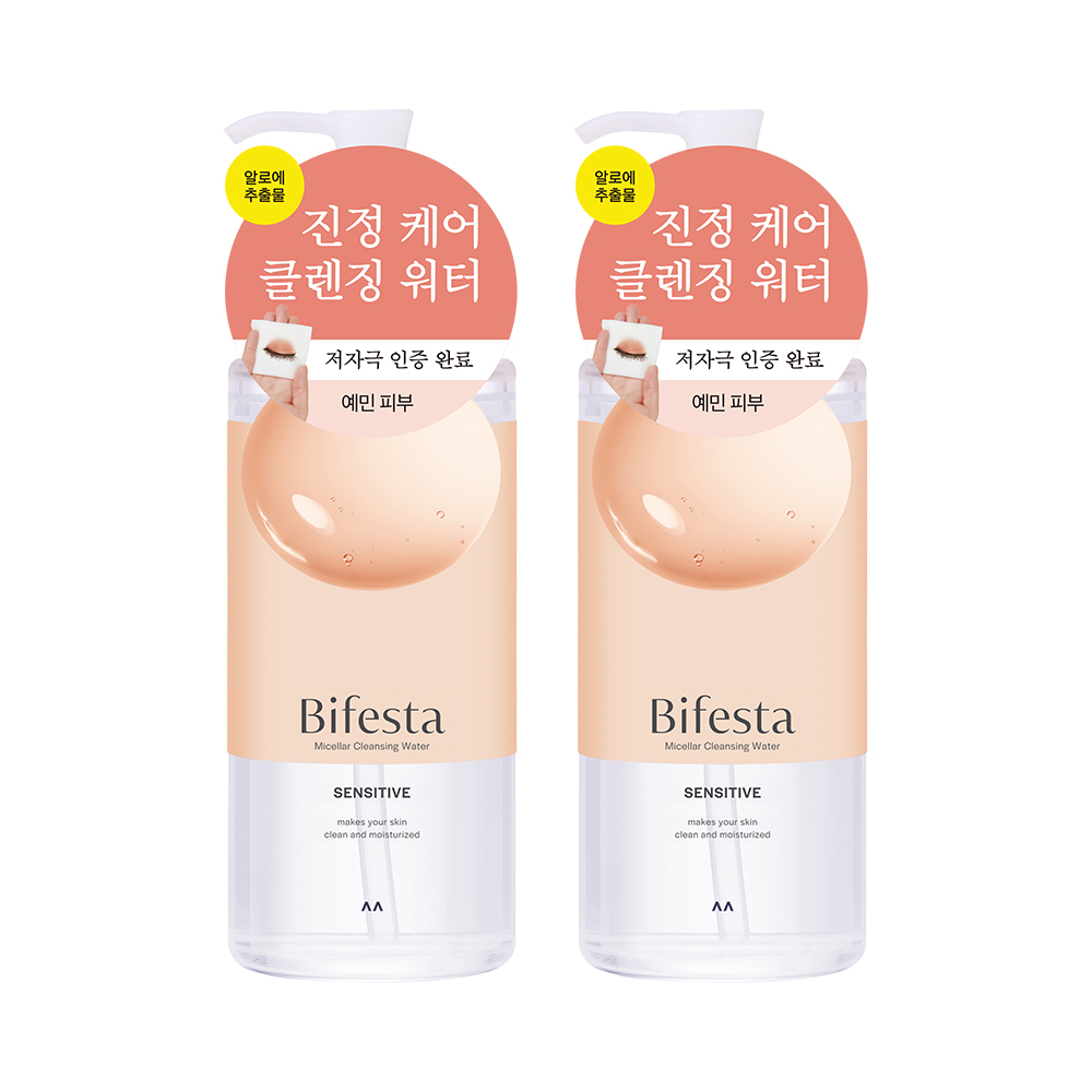 [1+1] 비페스타 미셀라 클렌징 워터 센시티브 저자극 클렌징 400ml - 상품 이미지