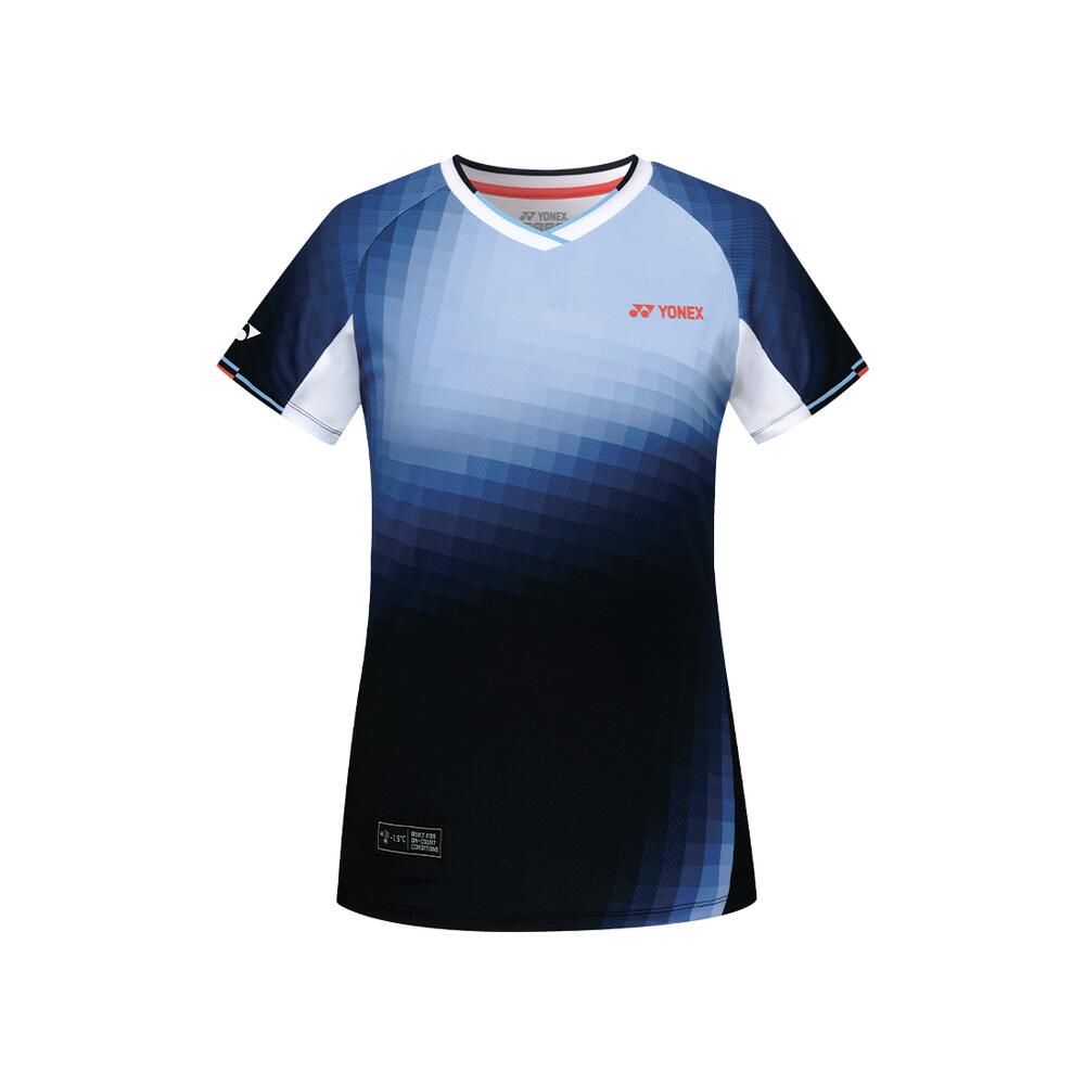 요넥스 253TS004F 배드민턴 반팔티 게임웨어 경기복 상의 여성 배드민턴복 - 상세 이미지 2