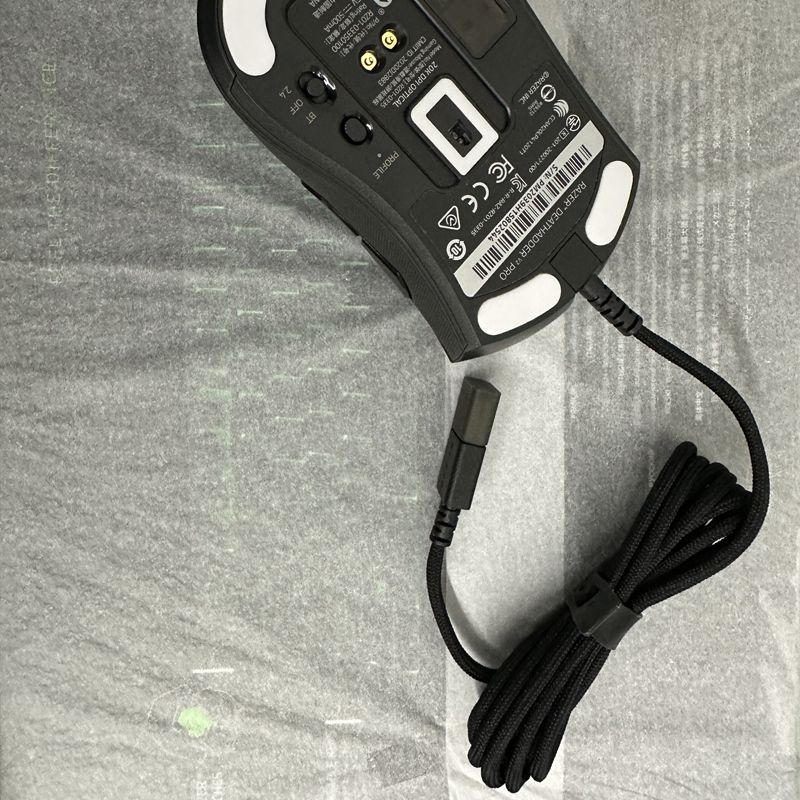 레이저 충전독 충전스탠드 시리즈용 무선마우스 신형 블랙 USB Type C 충전선 - 상세 이미지 2