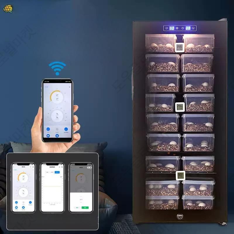 도마뱀 인큐베이터 138L WIFI 크레 거북이 알 게코 파충류 부화기 사육장 - 상세 이미지 4