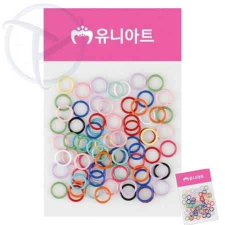 PENETRADE협력사 칼라 오링 10개 고리 오링개고리 연결고리 키홀더링