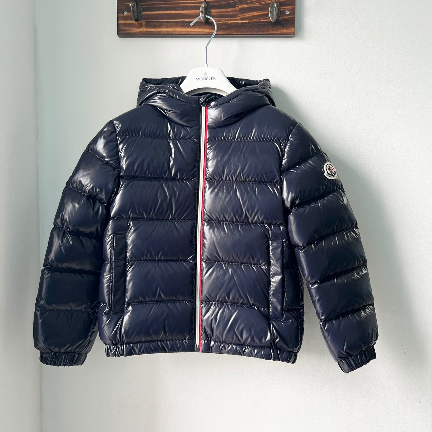 26FW 몽클레르 키즈 NEW AUBERT 패딩 네이비 블랙 1A00035597Z8 이미지 8
