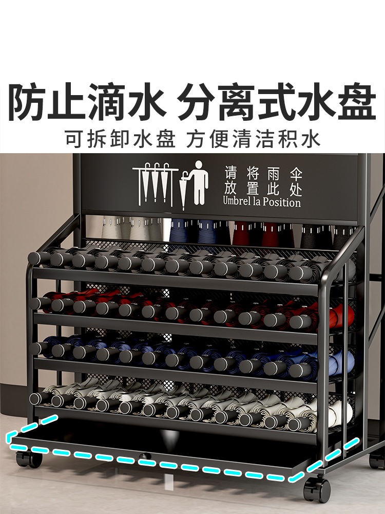 대용량 우산 꽂이 사무실 꽃이 인테리어 보관함 현관 - 상세 이미지 4