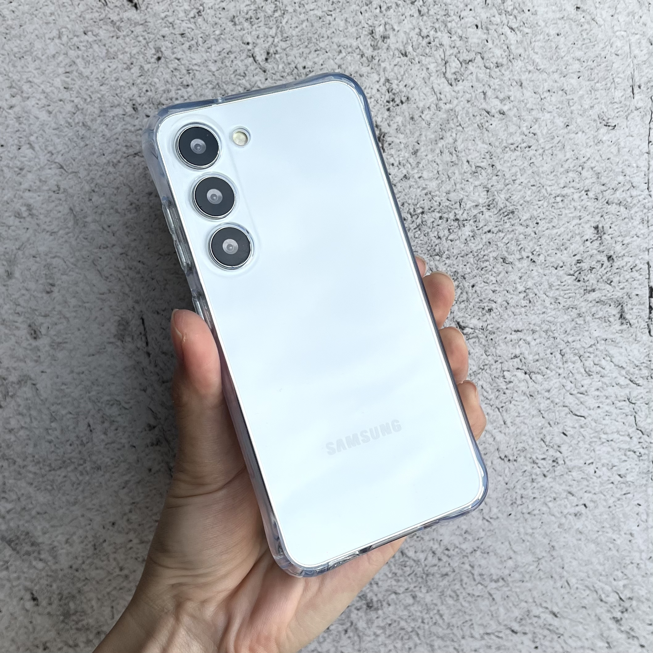 변색없는 젤리 범퍼 슬림 풀커버 카메라보호 투명, 갤럭시S23 - 상품 이미지