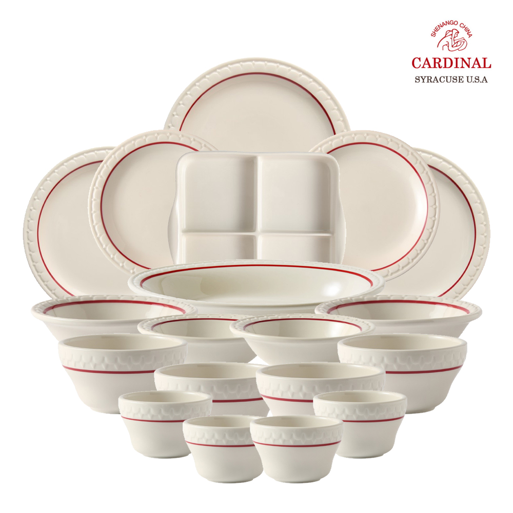 시라쿠스 쉐난고 카디날 빈티지 그릇세트 혼수 신혼 식기 / 19종, 4인 홈세트, 1세트