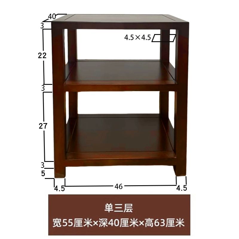 원목오디오랙 오디오장 거치대 거실 호두 이동식 장비 2층 단일 캐비닛 오크 순수 원목 A - 상세 이미지 2