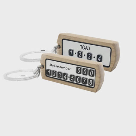 차량번호 키링 우드 핸드폰번호키링 전화번호열쇠고리