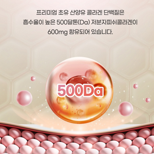 렉스팜 네덜란드 산양유 초유 콜라겐 단백질 스틱 100포 1박스 프리미엄 분말 가루 비타민 이미지 6