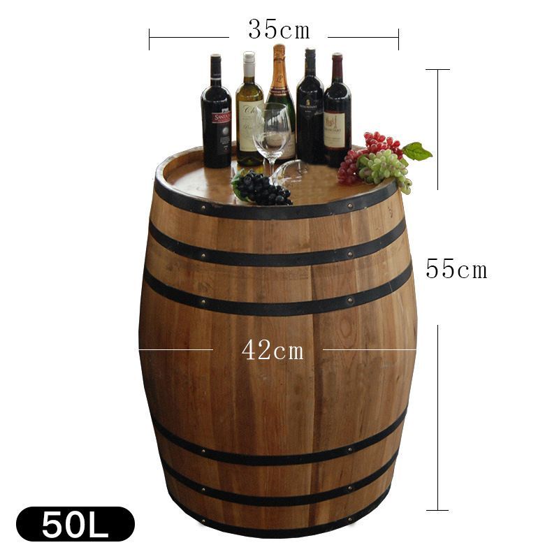 오크통 웨딩 술통 장식 와인통 나무통 전시회 촬영 소품 100L (70cm 장식용) - 상세 이미지 2