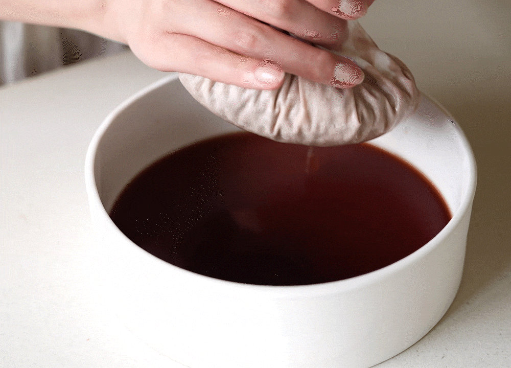 korean grape red bean peel clay cleanser