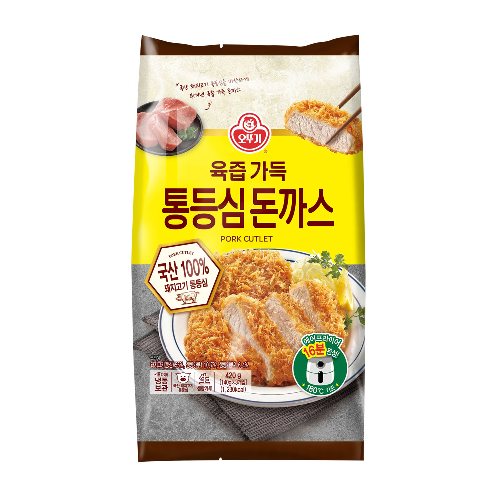 오뚜기 통등심 돈까스 420g - 상품 이미지