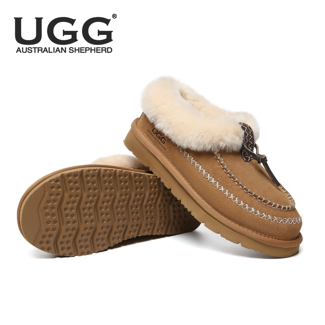 호주 에버어그 드라코 겨울 양털 여성 어그 슬립온 모카신 뮬 슬리퍼 부츠 AS2101