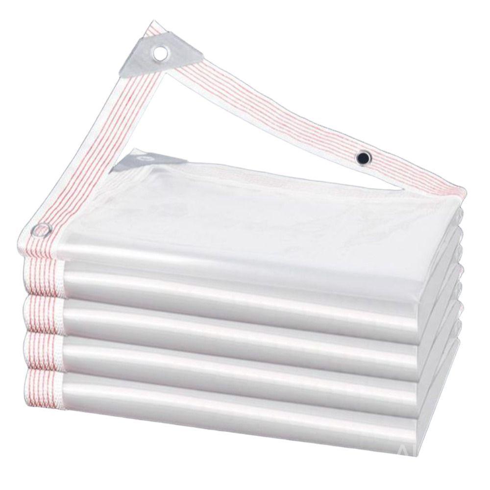 투명 방수포 천막 비닐 PVC 캐노피 덮개 야외 단열 방풍 투명 12S 8x9m - 상세 이미지 2
