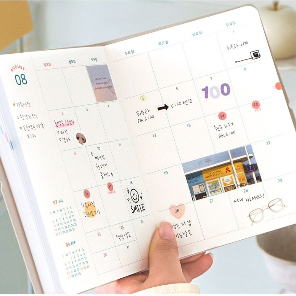 2026년 다이어리 위클리 플래너 2026 날짜형 밴드 26년 B6 주간 이미지 7
