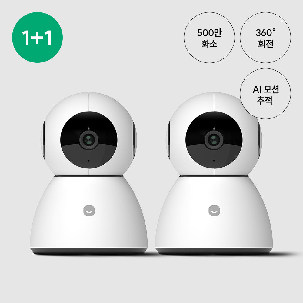 헤이홈 홈캠 Pro+ 5MP 1+1