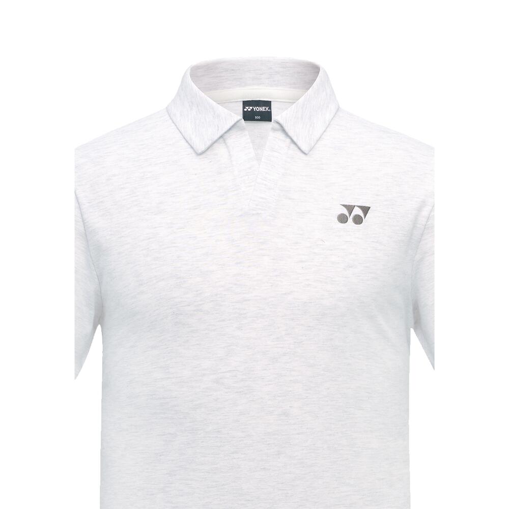 요넥스 253TS057U 카라티 배드민턴 의류 반팔티 남녀공용 배드민턴복 멜란지화이트 - 상세 이미지 4