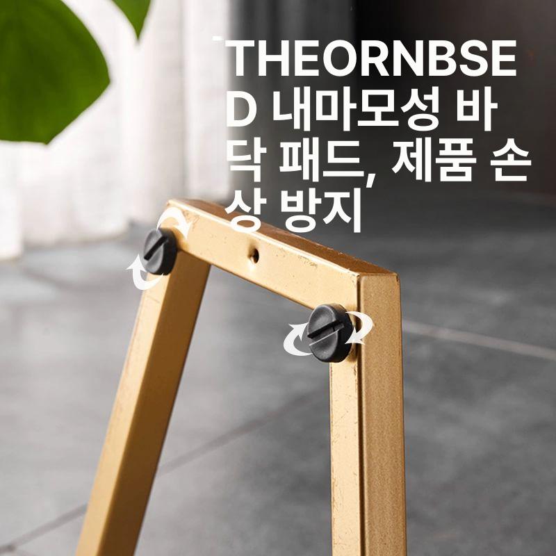소파협탁 코너테이블 호텔 거실 소파 코너 골드+원목 50x50x60 - 상세 이미지 4